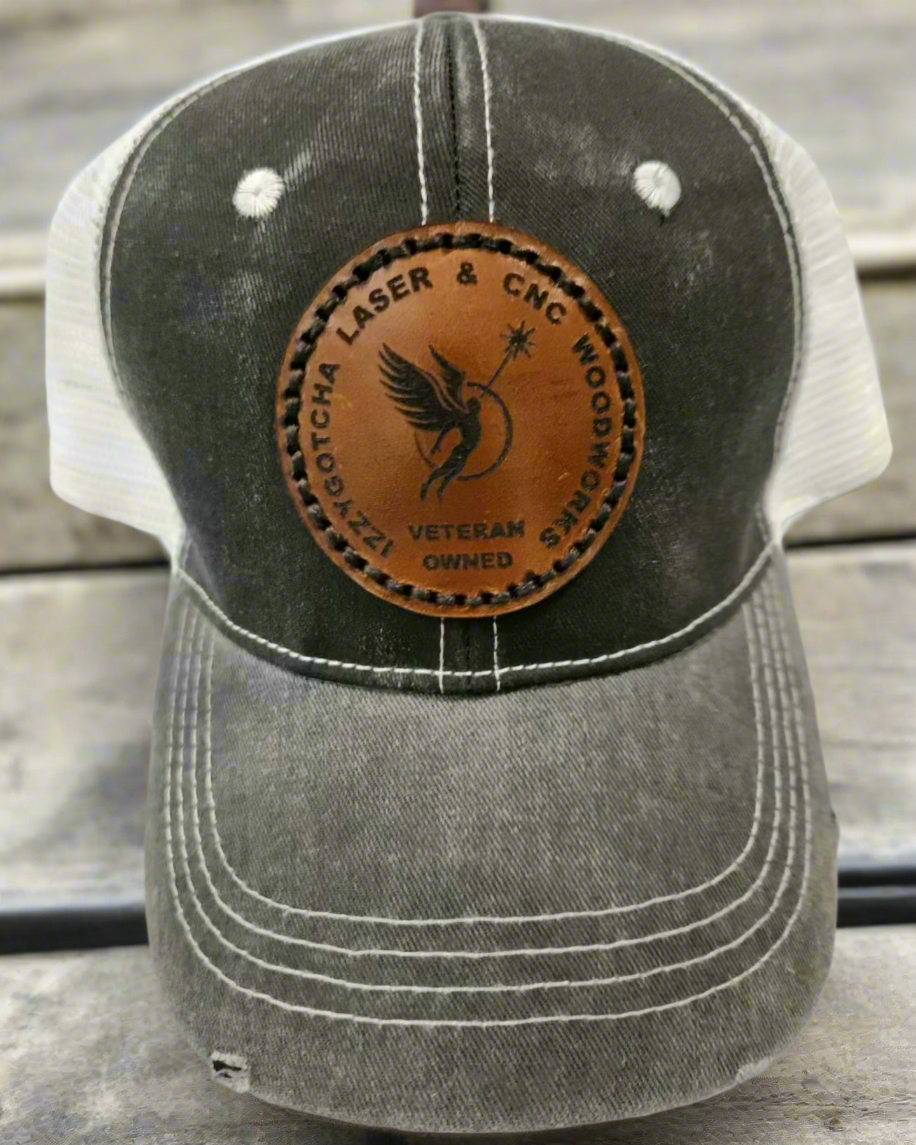 Hats and Beanies with Leather Patch (Custom Made)