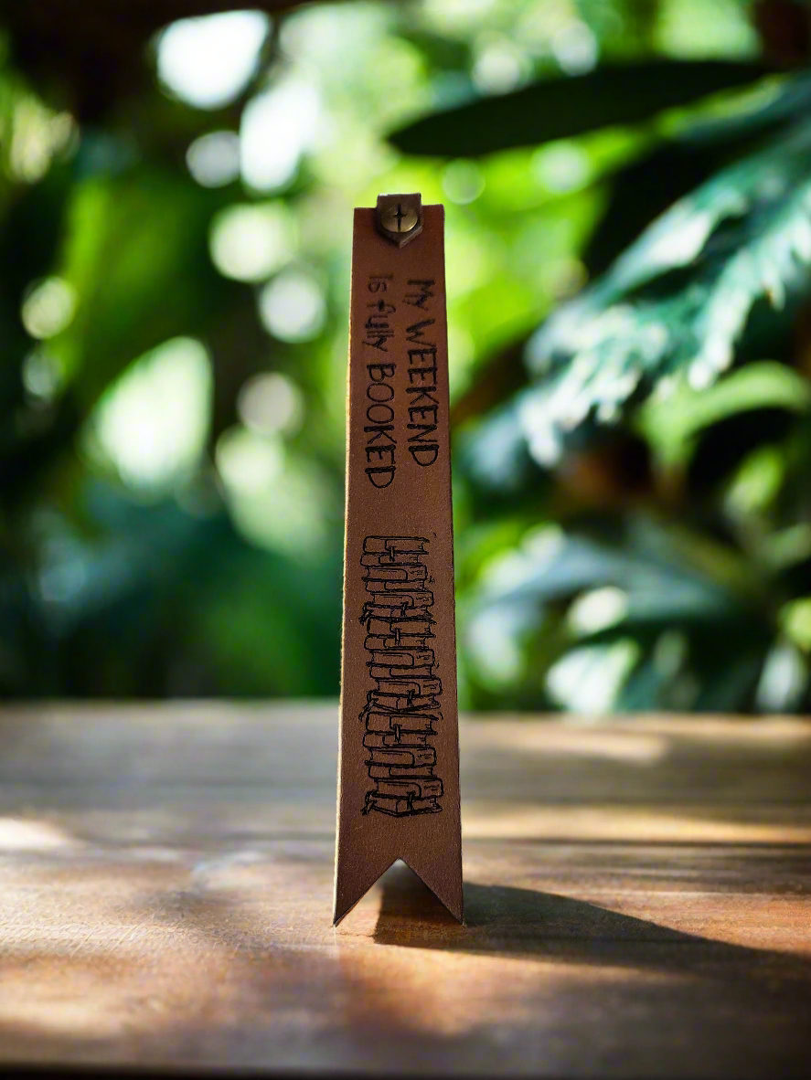 Leather Bookmark (Custom Made)