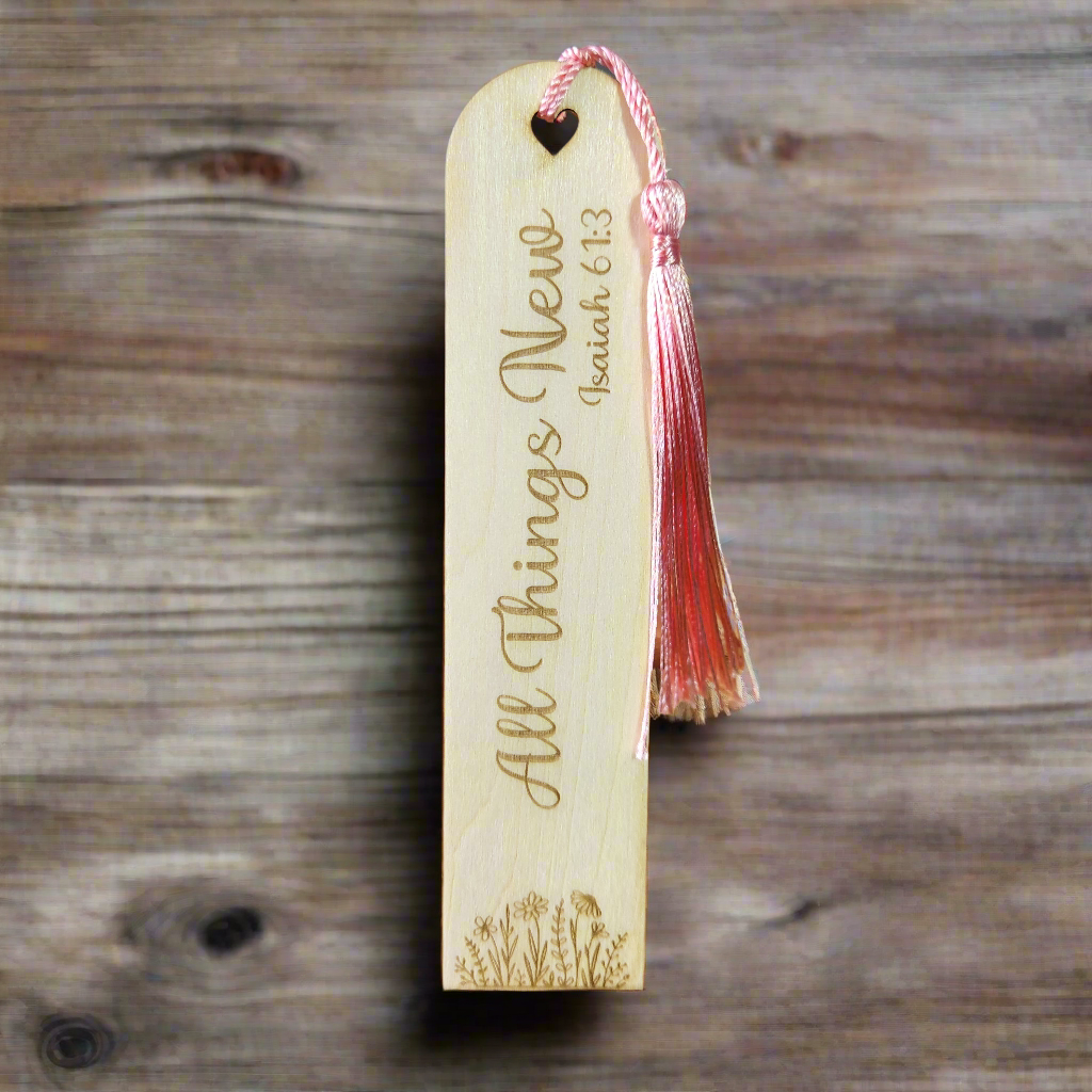 Wood Bookmark (Personalized)