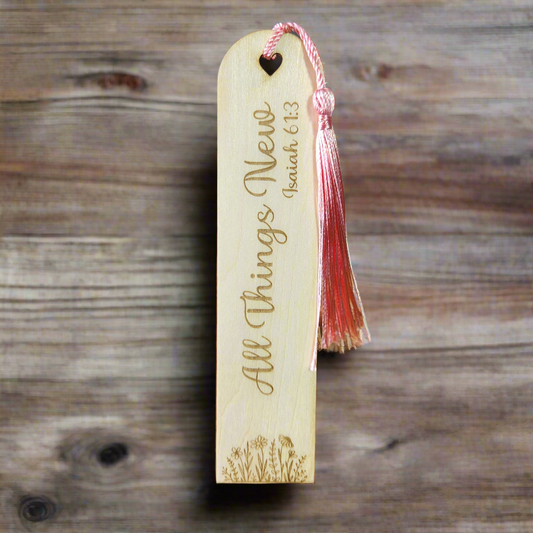 Wood Bookmark (Personalized)