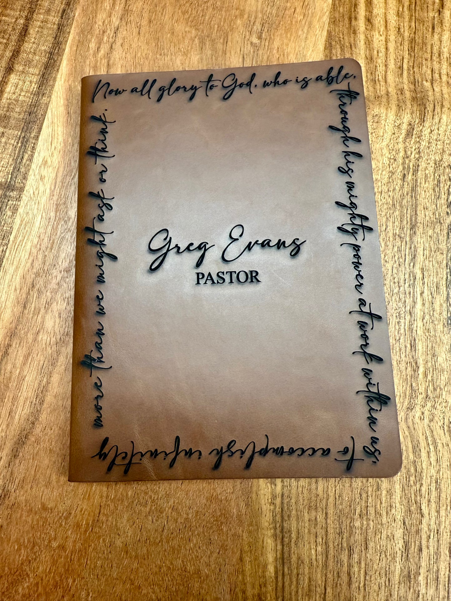 Leather Bookmark (Custom Made)
